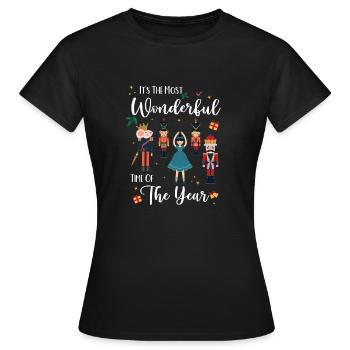 Märchen Klara Nussknacker Figur Prinz Ballett Weih - Frauen T-Shirt - Schwarz - Vorne - AI Model Female 172 dark (172cm)