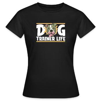 Dresseur de chiens Dresseur de chiens - T-shirt Femme - noir - Devant - AI Model Female 172 dark (172cm)