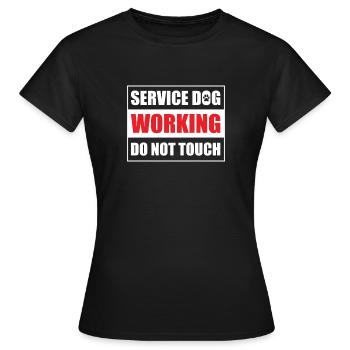 Dresseur de chiens Dresseur de chiens - T-shirt Femme - noir - Devant - AI Model Female 172 dark (172cm)