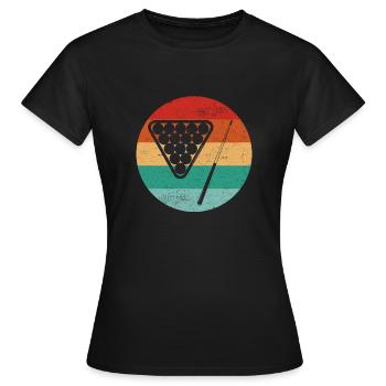 Billard billard billard - T-shirt Femme - noir - Devant - AI Model Female 172 dark (172cm)