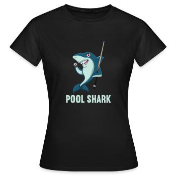 Billard billard billard - T-shirt Femme - noir - Devant - AI Model Female 172 dark (172cm)