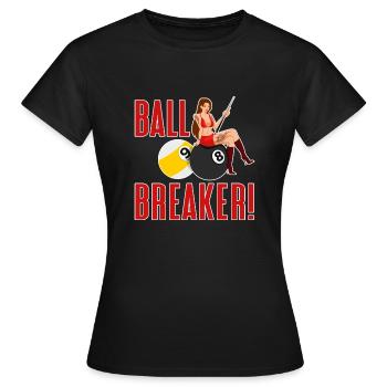 Billard billard billard - T-shirt Femme - noir - Devant - AI Model Female 172 dark (172cm)