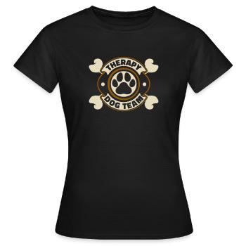 Dresseur de chiens Dresseur de chiens - T-shirt Femme - noir - Devant - AI Model Female 172 dark (172cm)