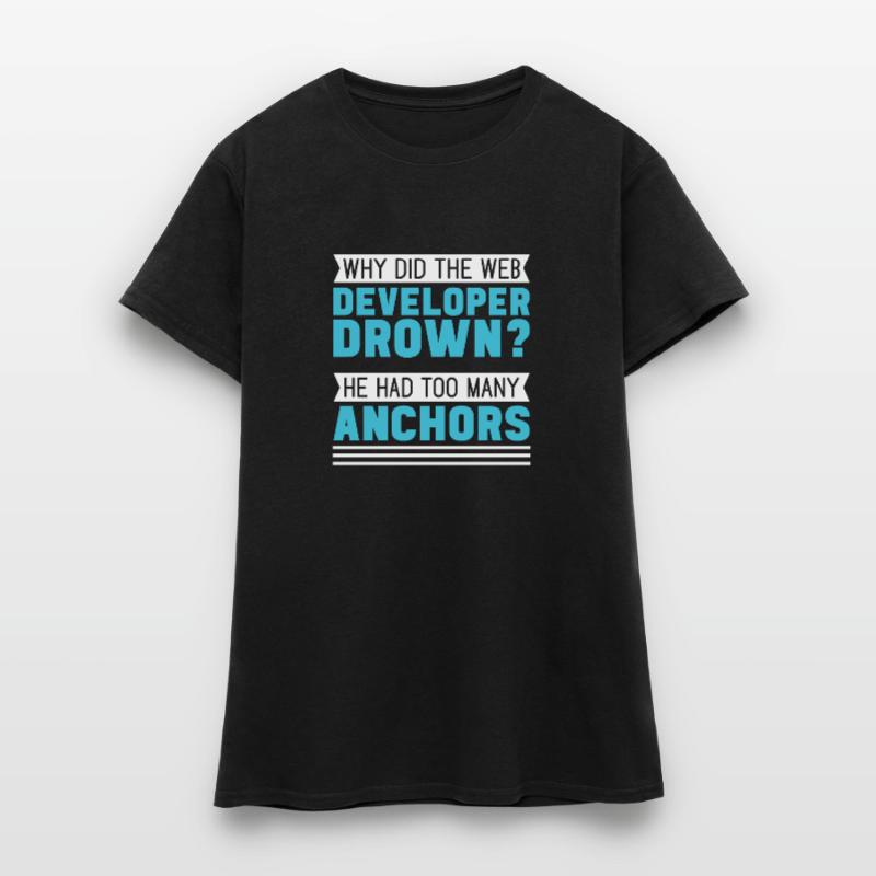 Web Entwickler Webdeveloper Web-Entwickler Frauen T-Shirt