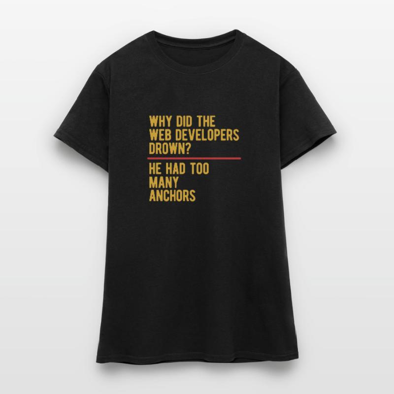 Web Entwickler Webdeveloper Web-Entwickler Frauen T-Shirt
