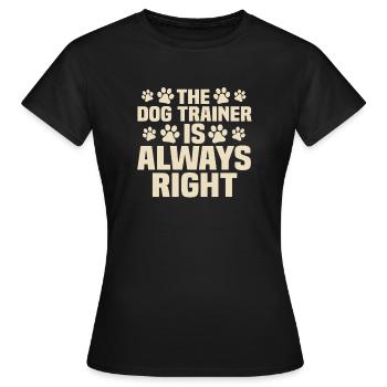 Dresseur de chiens Dresseur de chiens - T-shirt Femme - noir - Devant - AI Model Female 172 dark (172cm)