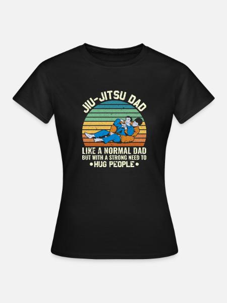 BJJ Brazilian Jiu-Jitsu - Frauen T-Shirt - Schwarz