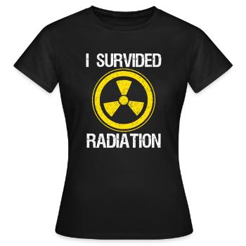 I Survived - Women's T-Shirt - black - Front - AI Model Female 172 dark (172cm)