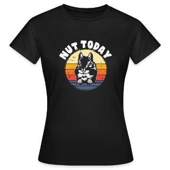 Cadeau de rongeur chipmunk - T-shirt Femme - noir - Devant - AI Model Female 172 dark (172cm)