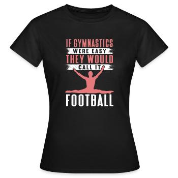Akrobat Turner Gymnastik Turnen Tumbling - Frauen T-Shirt - Schwarz - Vorne - AI Model Female 172 dark (172cm)