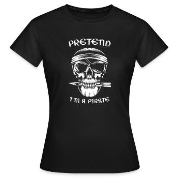 Imagine - Women's T-Shirt - black - Front - AI Model Female 172 dark (172cm)