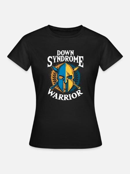 Down Syndrome Warrior Awareness - Women's T-Shirt - black