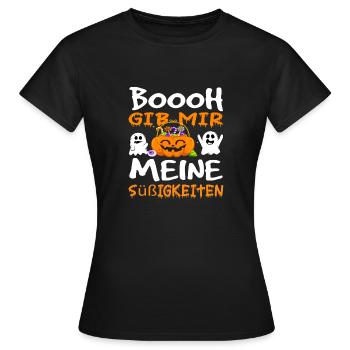 Halloween Kostüm - Alles für dein Spuk Outfit - Frauen T-Shirt - Schwarz - Vorne - AI Model Female 172 dark (172cm)