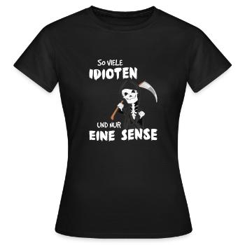 Halloween Kostüm - Alles für dein Spuk Outfit - Frauen T-Shirt - Schwarz - Vorne - AI Model Female 172 dark (172cm)