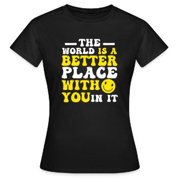 Ängste Depression Psychische Gesundheit - Frauen T-Shirt - Schwarz - Vorne - AI Model Female 172 dark (172cm)