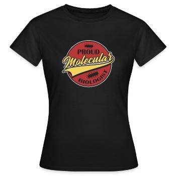 Biologie Biologe Vintage Molekularbiologe - Frauen T-Shirt - Schwarz - Vorne - AI Model Female 172 dark (172cm)