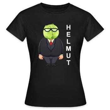 Helmut Kohl - Frauen T-Shirt - Schwarz - Vorne - AI Model Female 172 dark (172cm)