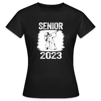 Senior 2023 Dabbing Dab de 2023 Seniors Graduation - T-shirt Femme - noir - Devant - AI Model Female 172 dark (172cm)