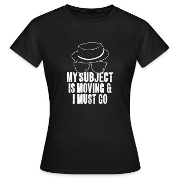 Spion Privatdetektiv Ermittler Detektiv Geschenk - Frauen T-Shirt - Schwarz - Vorne - AI Model Female 172 dark (172cm)