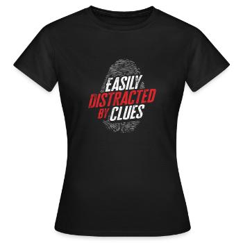 Espion détective privé enquêteur Détective Cadeau - T-shirt Femme - noir - Devant - AI Model Female 172 dark (172cm)