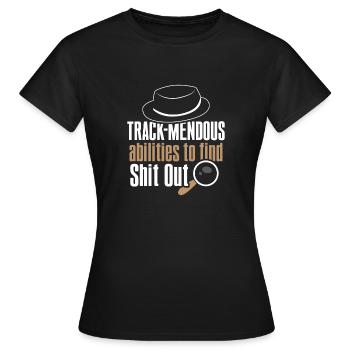 Espion détective privé enquêteur Détective Cadeau - T-shirt Femme - noir - Devant - AI Model Female 172 dark (172cm)