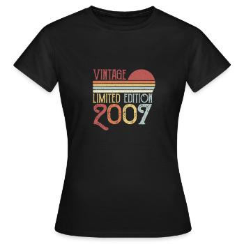 2007 Limited Edition - Frauen T-Shirt - Schwarz - Vorne - AI Model Female 172 dark (172cm)