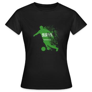 Équipe nationale Arabie saoudite Football Worldmost - T-shirt Femme - noir - Devant - AI Model Female 172 dark (172cm)