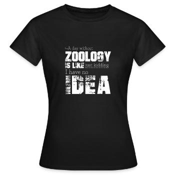 Zoologie - Frauen T-Shirt - Schwarz - Vorne - AI Model Female 172 dark (172cm)