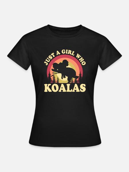KOALAS BESTER FREUND - Frauen T-Shirt - Schwarz