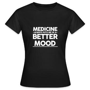Medicine - Women's T-Shirt - black - Front - AI Model Female 172 dark (172cm)