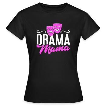 Actress Drama Broadway Musical Theater - Women's T-Shirt - black - Front - AI Model Female 172 dark (172cm)