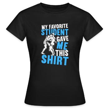 Lutte Lutte Lutteur Lutteur Cadeau de lutteur - T-shirt Femme - noir - Devant - AI Model Female 172 dark (172cm)
