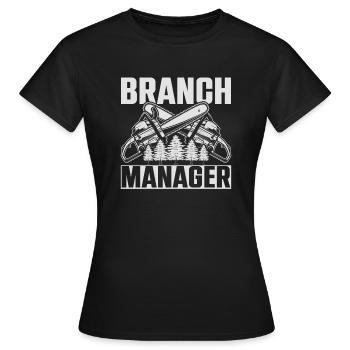 Branch Manager Branches Branches Forester Forester - Women's T-Shirt - black - Front - AI Model Female 172 dark (172cm)