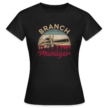 Branch Manager Branches Branches Forester Forester - Women's T-Shirt - black - Front - AI Model Female 172 dark (172cm)