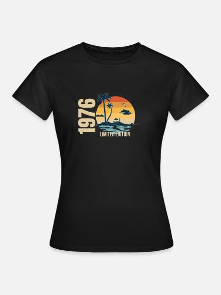 Birthday Limited Edition 1976 - Women's T-Shirt - black