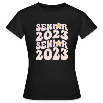 Senioren 2023 - Frauen T-Shirt - Schwarz - Vorne - AI Model Female 172 dark (172cm)