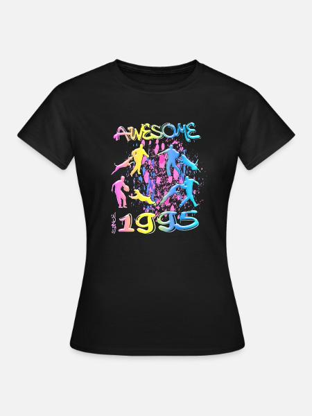 Awesome since 1995. Agility, Hundetraining - Frauen T-Shirt - Schwarz