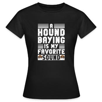 Arboriculture Walker Coonhound - T-shirt Femme - noir - Devant - AI Model Female 172 dark (172cm)
