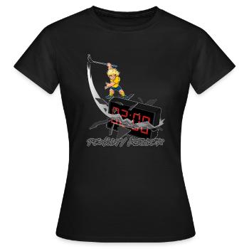 Penalty Killer Floorball v2-grey - Frauen T-Shirt - Schwarz - Vorne - AI Model Female 172 dark (172cm)