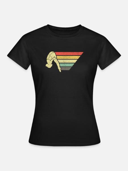 Turmspringen Turmspringer - Frauen T-Shirt - Schwarz