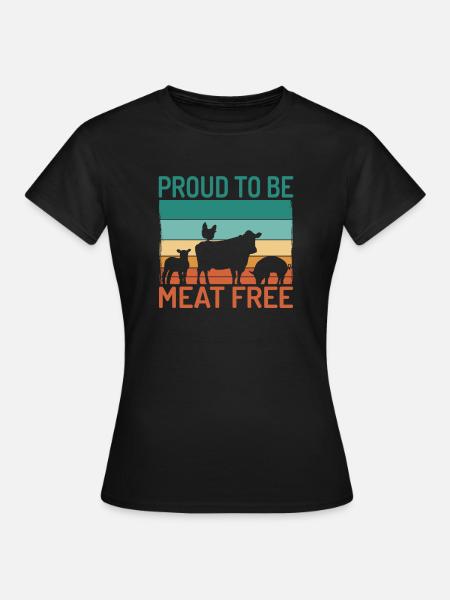 Veggie Lover Veganes Geschenk - Frauen T-Shirt - Schwarz