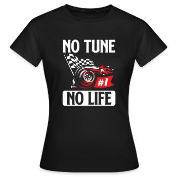 Pas de mélodie pas de vie - T-shirt Femme - noir - Devant - AI Model Female 172 dark (172cm)