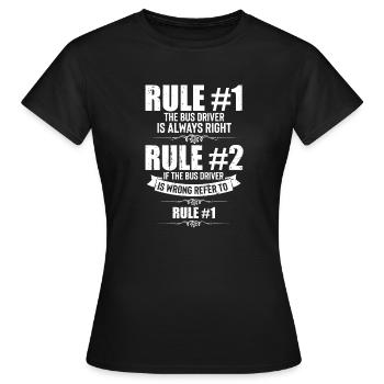 Hilarious Drivers Correctness Annoyed Mockery - Women's T-Shirt - black - Front - AI Model Female 172 dark (172cm)