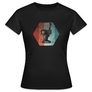 Retro RC Car Car Drag Racing Slot Car Slot Racer R - Frauen T-Shirt - Schwarz - Vorne - AI Model Female 172 dark (172cm)