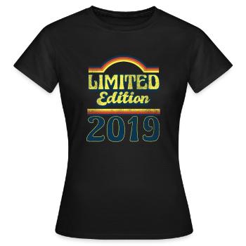 Édition Limitée Millésime 2019 - T-shirt Femme - noir - Devant - AI Model Female 172 dark (172cm)