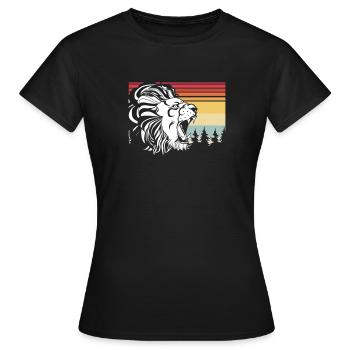 Urkomische nostalgische altmodische alte Schulen - Frauen T-Shirt - Schwarz - Vorne - AI Model Female 172 dark (172cm)