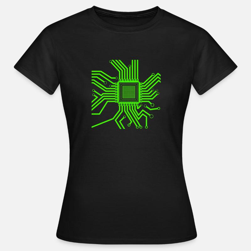 Entwickler Coder Programmierer - Frauen T-Shirt - Schwarz