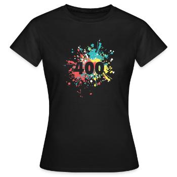 Status Mood Restful 400 Bad Request Color Splash - Women's T-Shirt - black - Front - AI Model Female 172 dark (172cm)