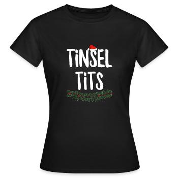 Tinsel Tits - Women's T-Shirt - black - Front - AI Model Female 172 dark (172cm)