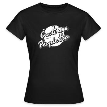 Kaktus Garten Kaktus - Frauen T-Shirt - Schwarz - Vorne - AI Model Female 172 dark (172cm)